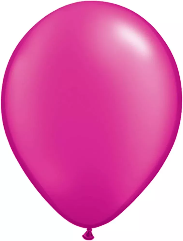 Qualatex 11" Pearl Magenta Latex Balloons - 25 Count