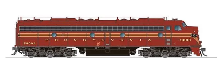 Rapido 028032 HO Scale EMD E8A Pennsylvania "Tuscan 5 Stripe" PRR 5838
