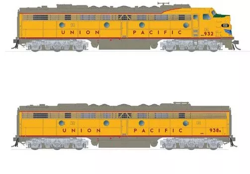 Rapido 028541 HO Scale EMD E8A + E8B Union Pacific UP 940 941B with DCC and LokSound