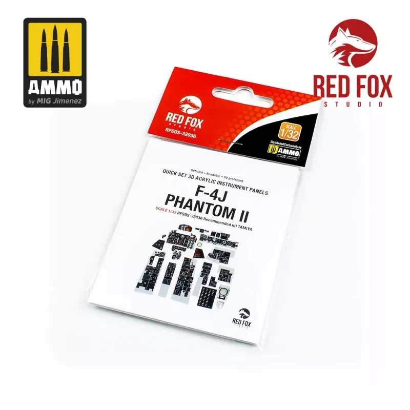 Red Fox 32036 1/32 McDonnell Douglas F-4J Phantom II (for Tamiya kit)