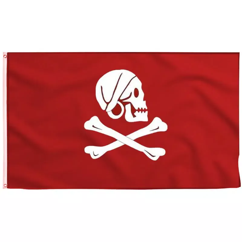 Red Pirate Flag - Jolly Roger for sale | Sons Of Pirate