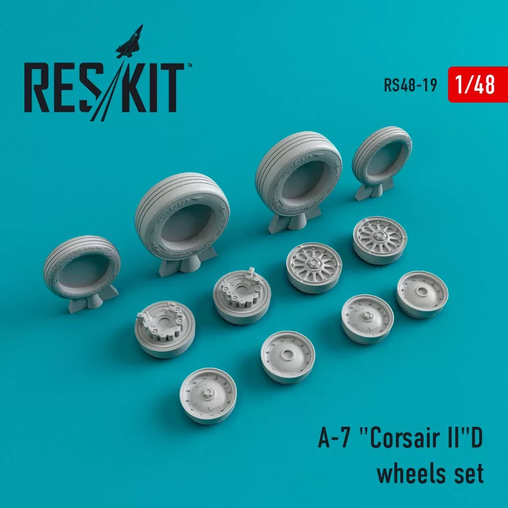 Res/Kit 480019 1/48A-7D "Corsair II" Wheel Set