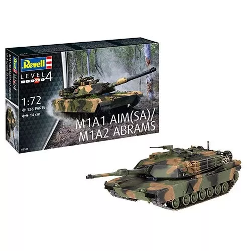 Revell - 03346 - 1/72 M1A1 AIM(SA)/ M1A2 Abrams