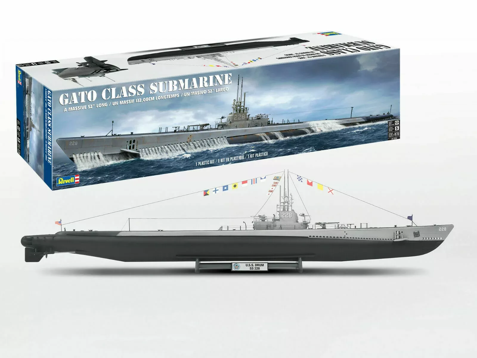 Revell 850396 1/72 Gato Class Submarine