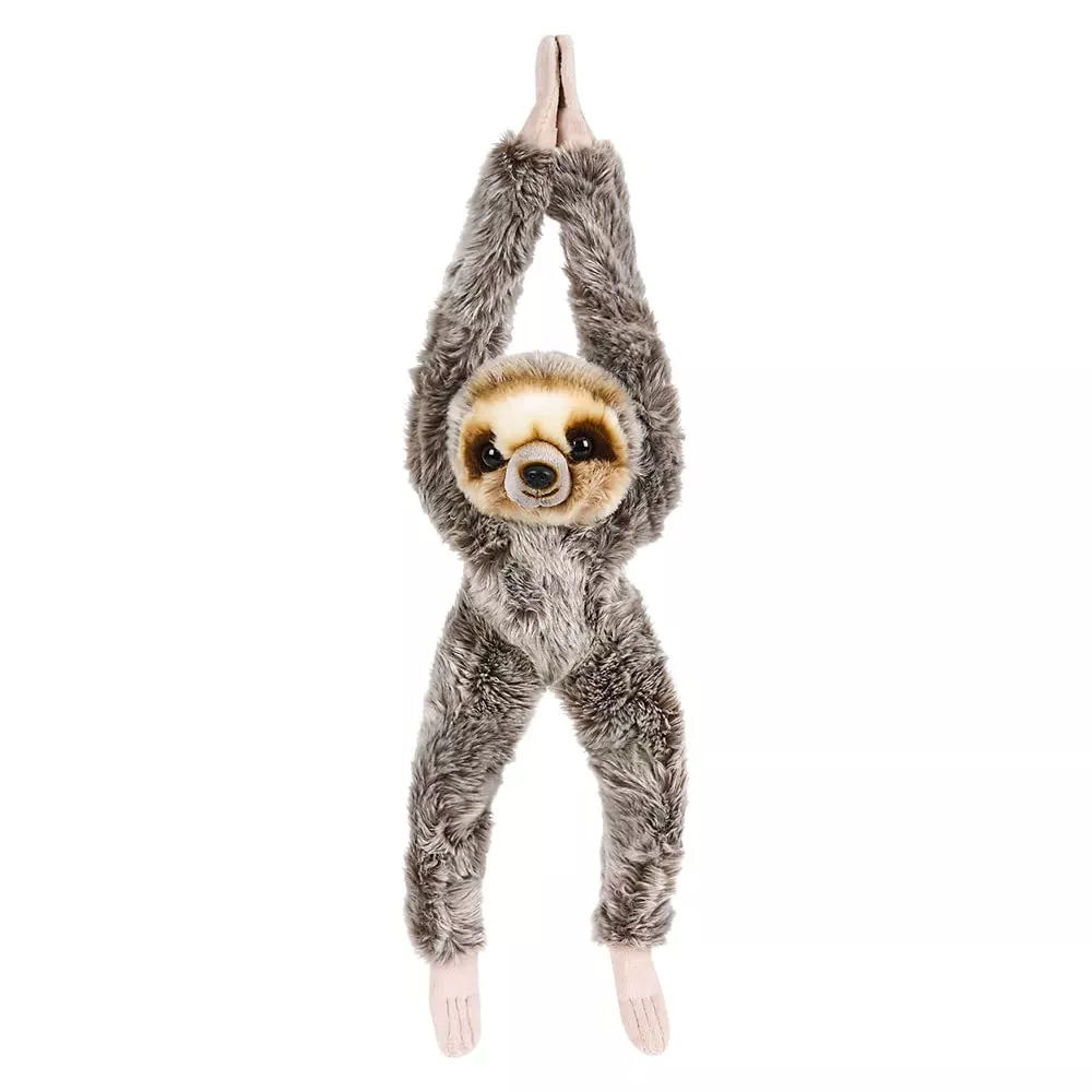 Rhode Island Novelty 18" Plush Hanging Sloth - Soft Material, Original Color