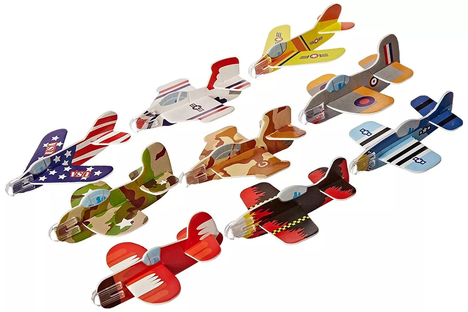 Rhode Island Novelty Foam Airplane Gliders Pack of 144 Assorted Colors