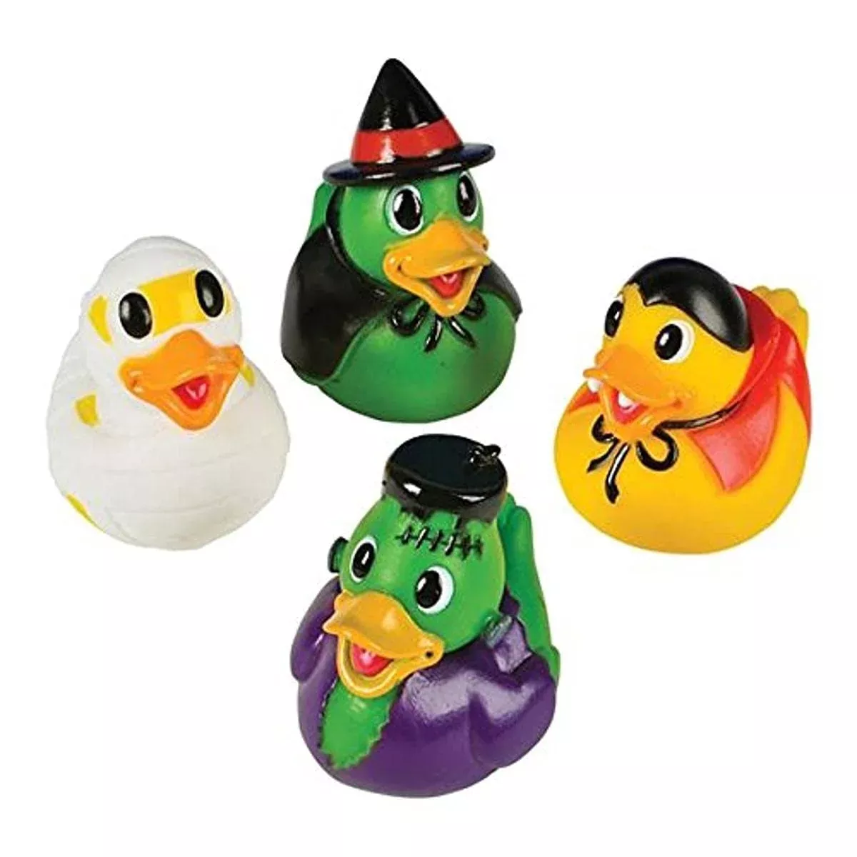 Rhode Island Novelty Halloween Duckies 2" Multi-colored 2-Pack