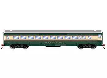 Roundhouse 79122 HO Scale Streamlined Passenger Coach Burlington Northern BN Como