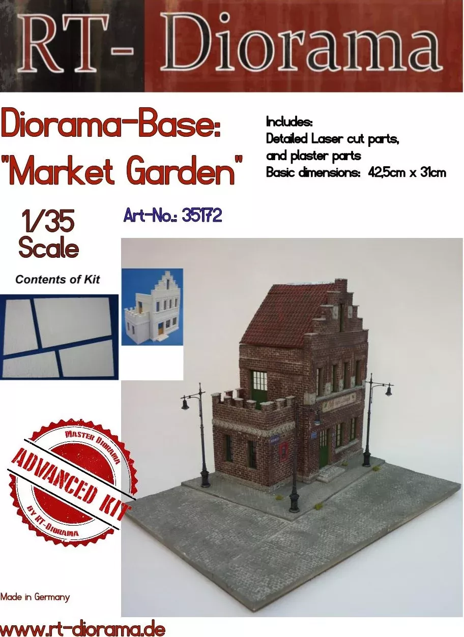 RT DIORAMA 35172Diorama-Base: "Market Garden" (Upgraded Ceramic Version)