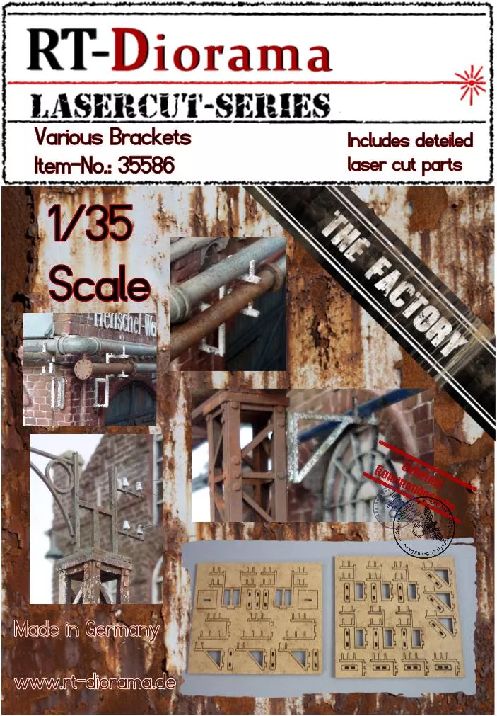 RT DIORAMA 35586 1/35Various Brackets