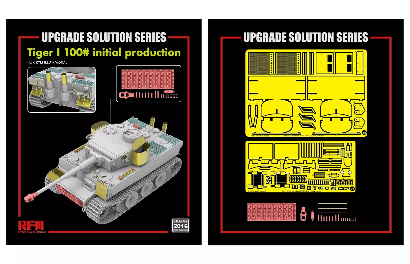 Rye Field Model 2016 1/35 Upgrade Set for 5075 Tiger I 100#