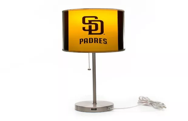 San Diego Padres Chrome Lamp For Sale – Game Room Gorilla