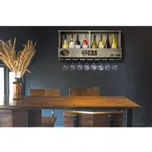 San Francisco 49ers Reclaimed Bar Shelf