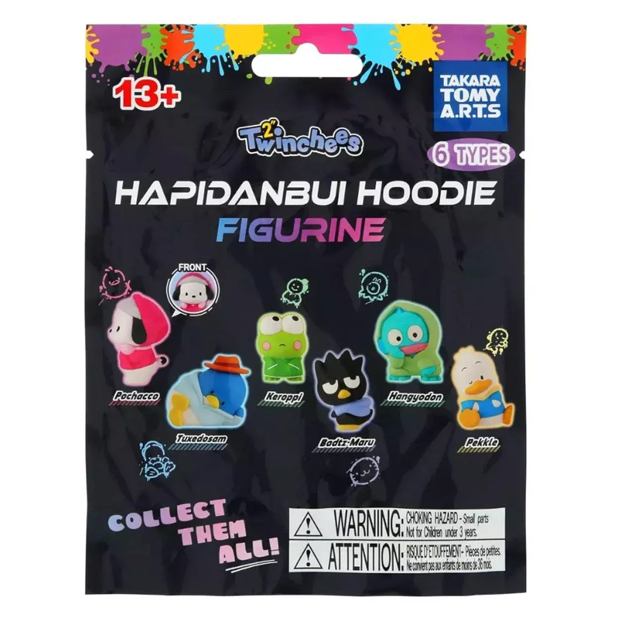 Sanrio Hapidanbui Hoodie Figurine - Blind Pack