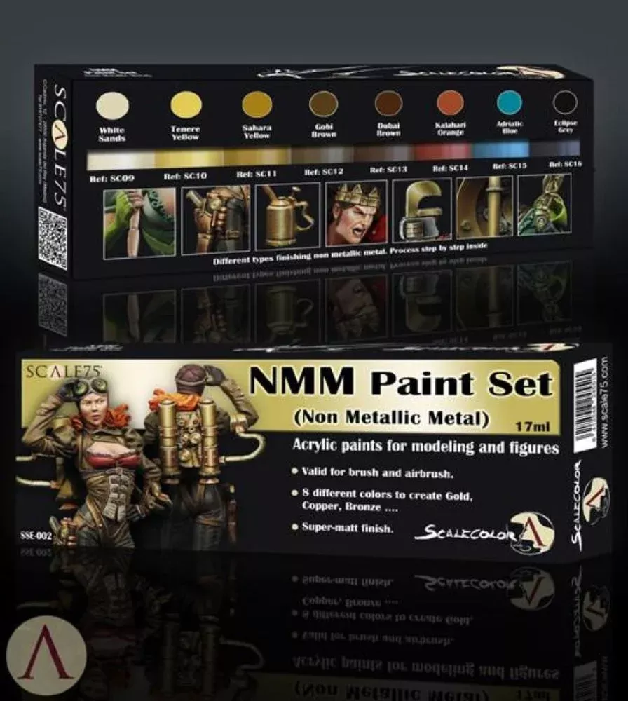 Scale 75 Scalecolor NMM Gold and Copper Paint Set