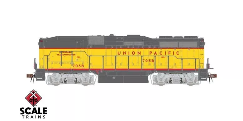ScaleTrains Rivet 33415 HO Scale EMD GP30B Union Pacific "Freight/Dependable Transportation" UP 705B