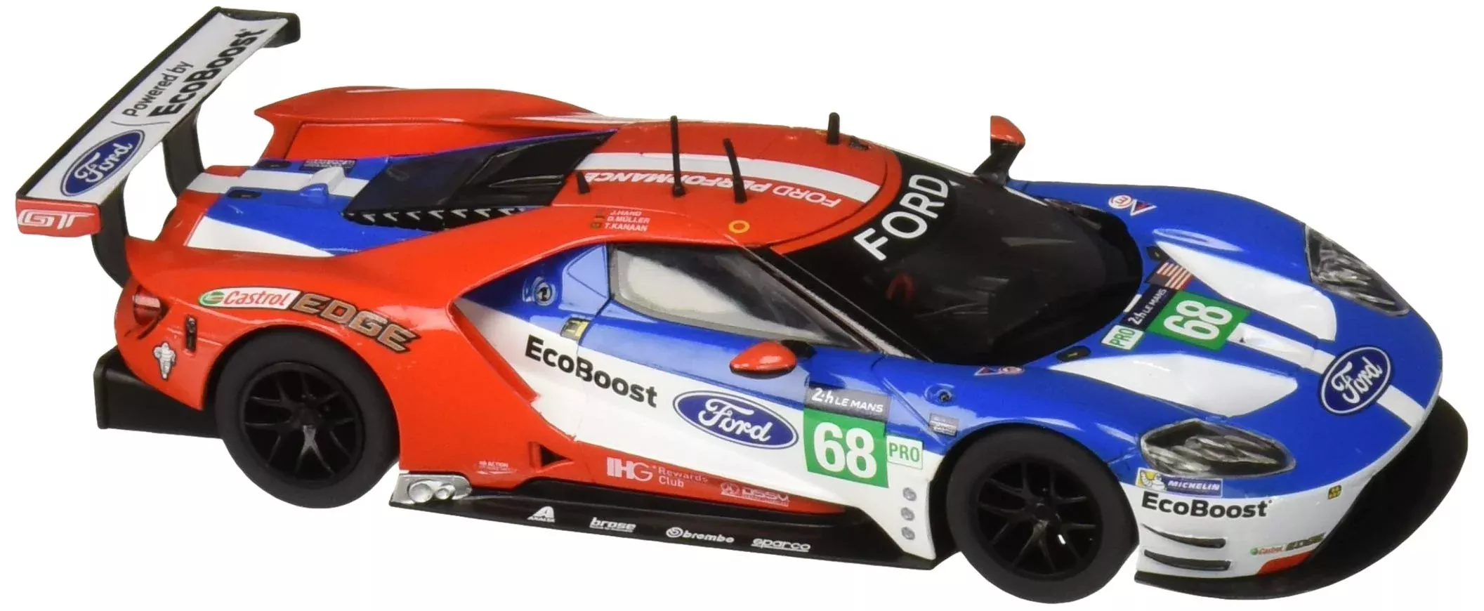 Scalextric 1:32 Scale Slot Car No. 68 Ford Le Mans