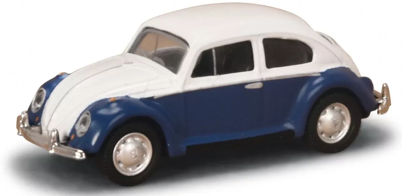 Schuco 452670600 HO Scale (1:87) VW Kafer Beetle - Blue and White