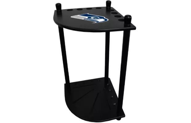 Seattle Seahawks Corner Cue Rack For Sale – Game Room Gorilla