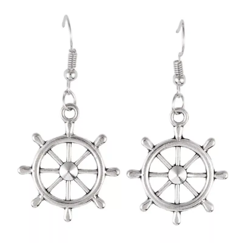 Ship Wheel Earrings | Sons Of Pirate