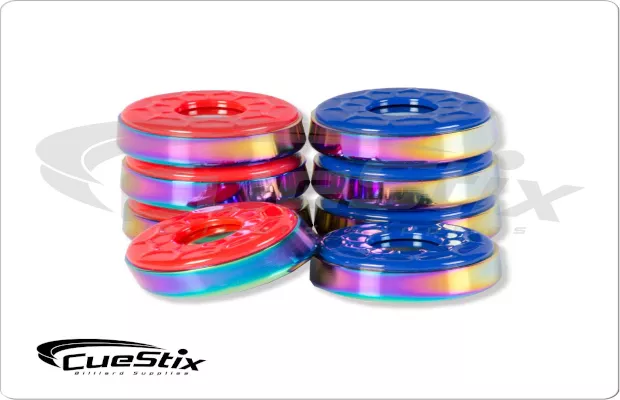 Shuffleboard Rainbow Titanium Top Weights Set For Sale – Game Room Gorilla