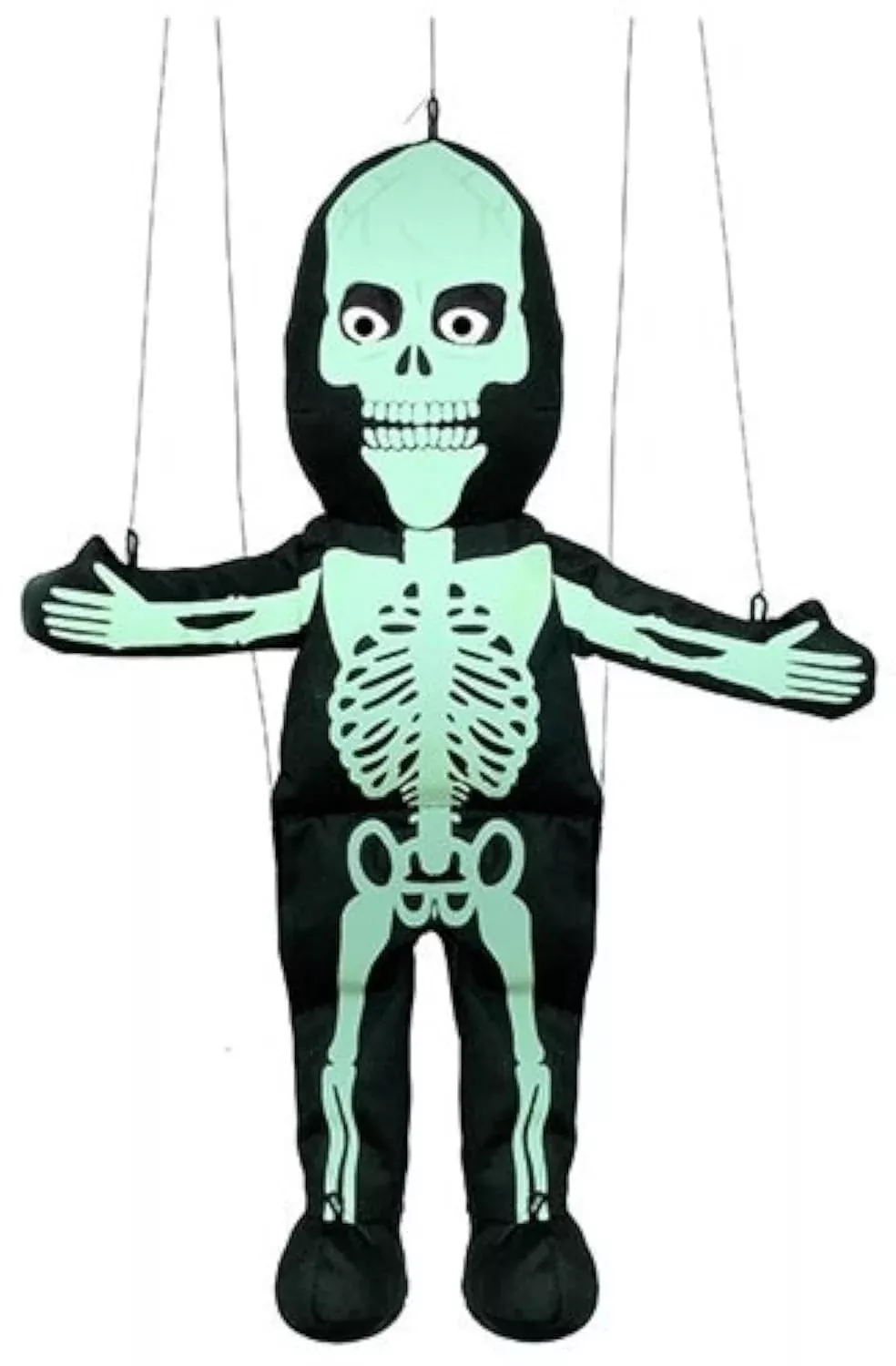 Silly Puppets Marionette String Puppet Green 16 Inch Tangle-Free