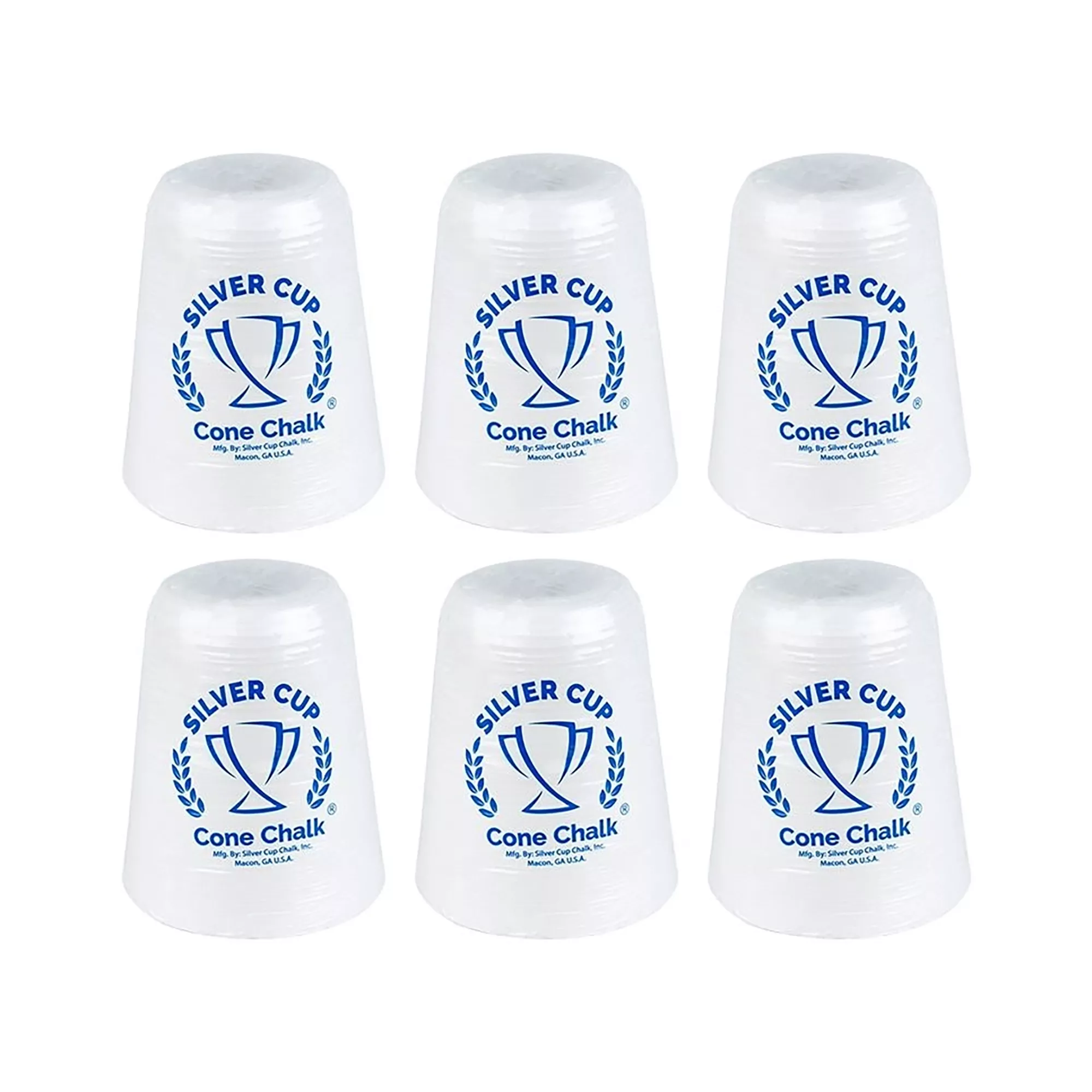 Silver Cup Cone Chalk (Box Of 6) For Sale – Game Room Gorilla
