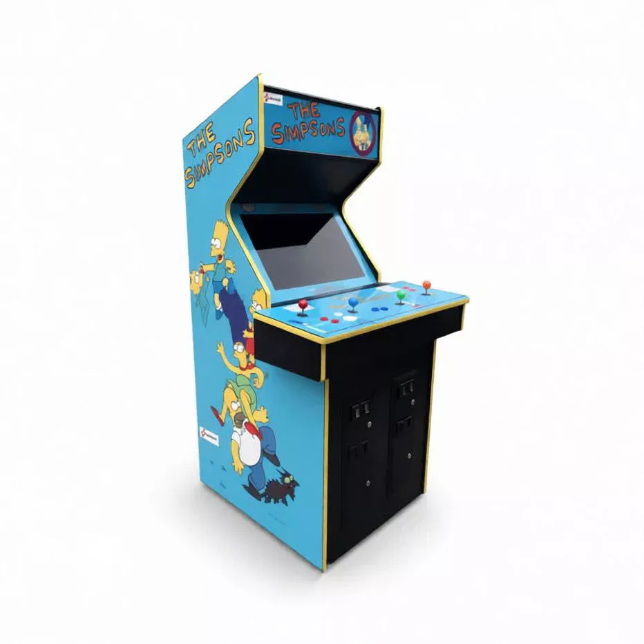 SIMPSONS ARCADE GAME Replication Perfection 4 PLAYER'S Plays 100 Games! For Sale – Game Room Gorilla