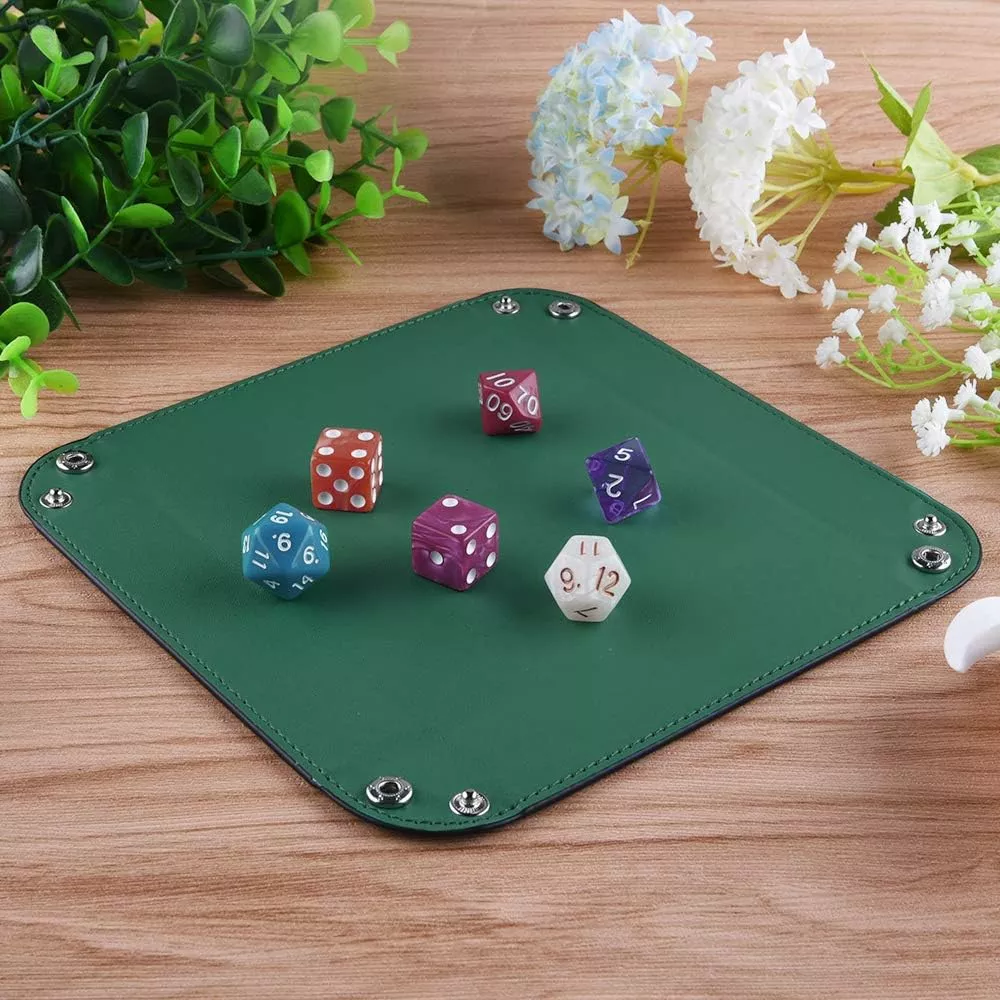 Small Square Folding Dice Tray(Random Colour)