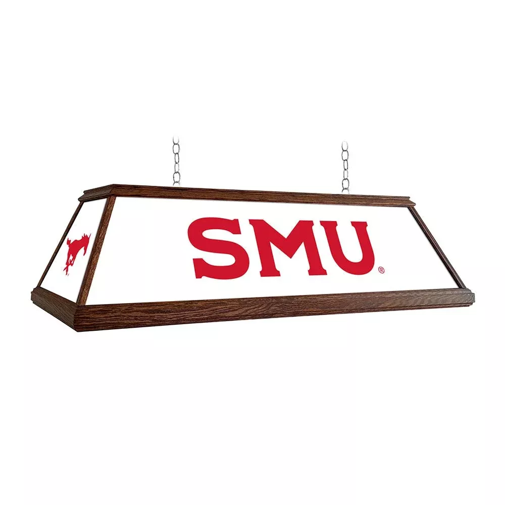 SMU Mustangs: Premium Wood Pool Table Light