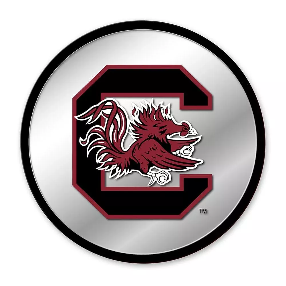 South Carolina Gamecocks: Modern Disc Mirrored Wall Sign