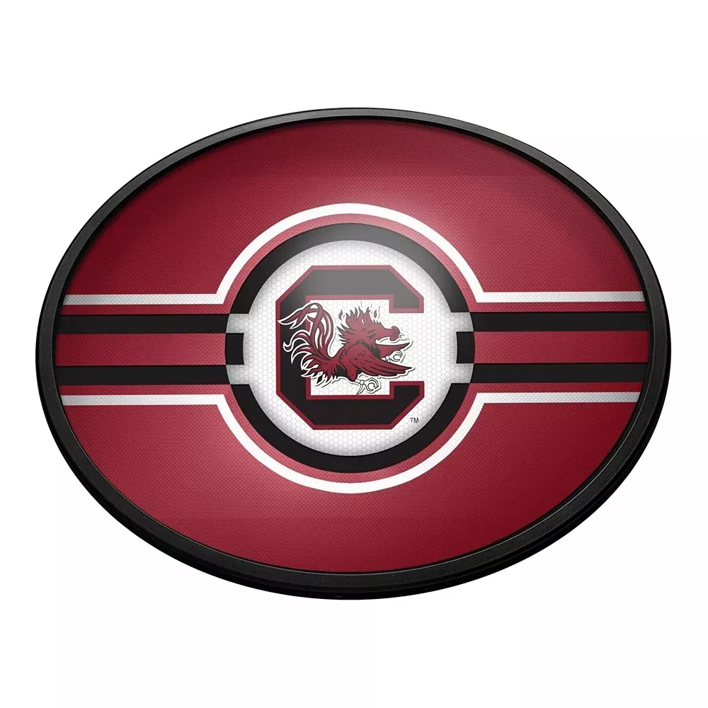 South Carolina Gamecocks: Oval Slimline Lighted Wall Sign