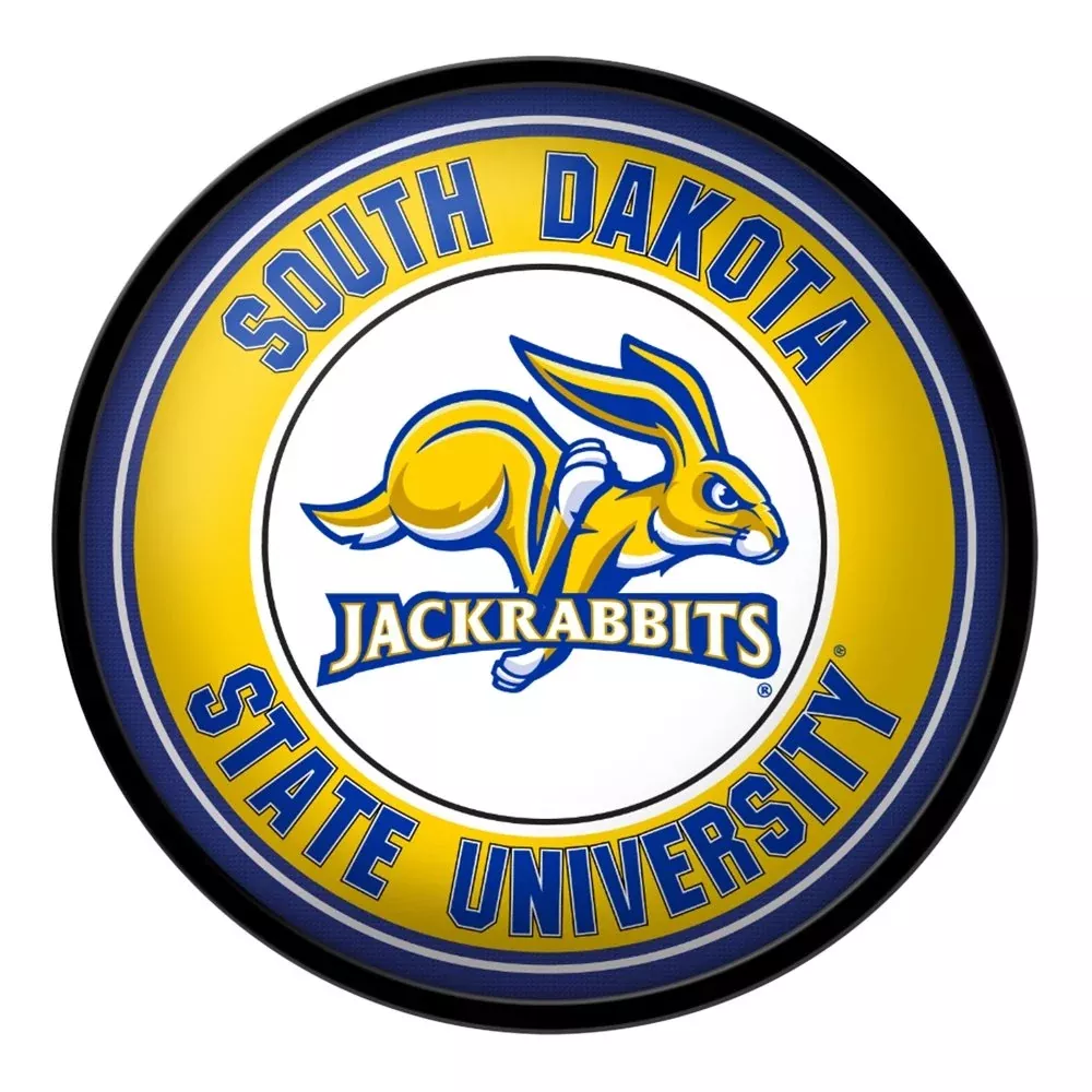 South Dakota State Jackrabbits: Modern Disc Wall Sign