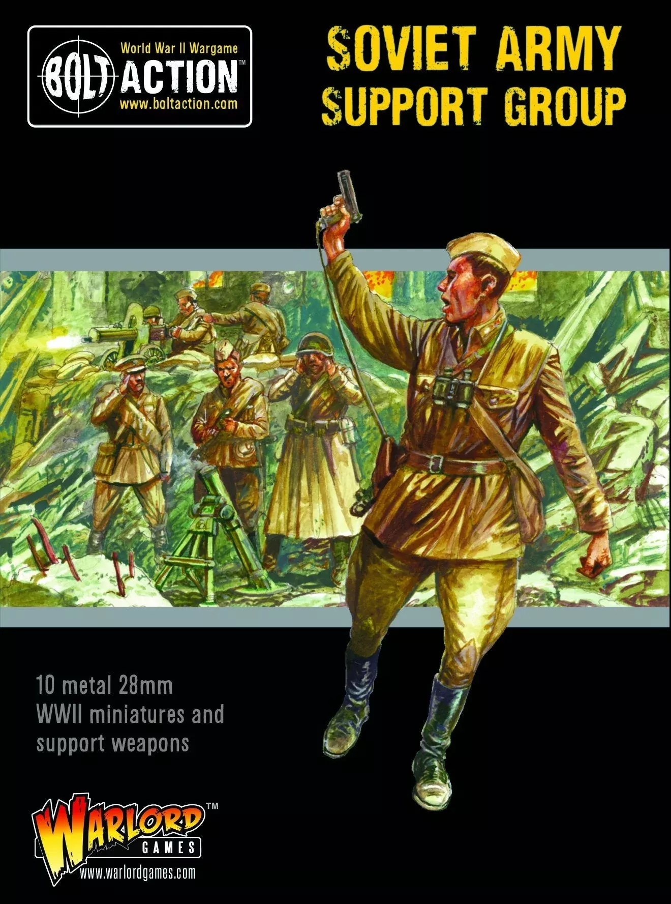 Soviet Union: Soviet Army Support Group (HQ, Mortar & MMG)