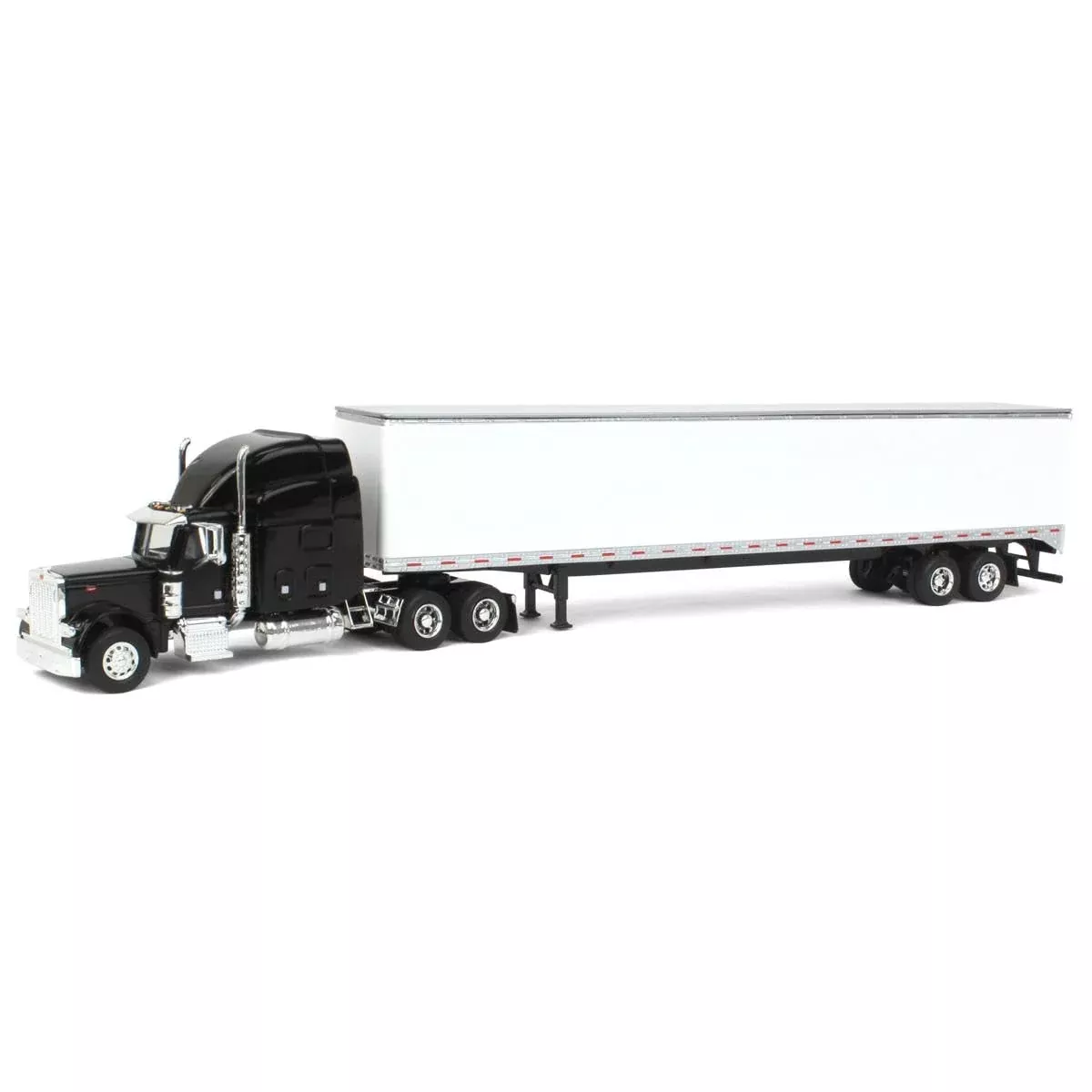 Spec Cast 1/64 Black Peterbilt 379 Truck & Trailer Model Display