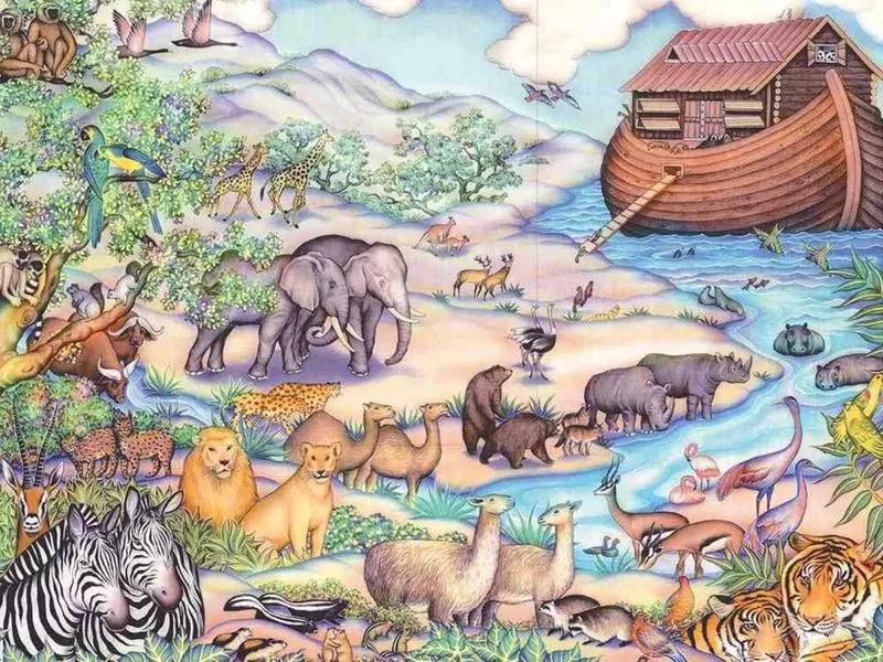 Springbok 33-70552 Noah's Ark 400 Piece Family Jigsaw Puzzle
