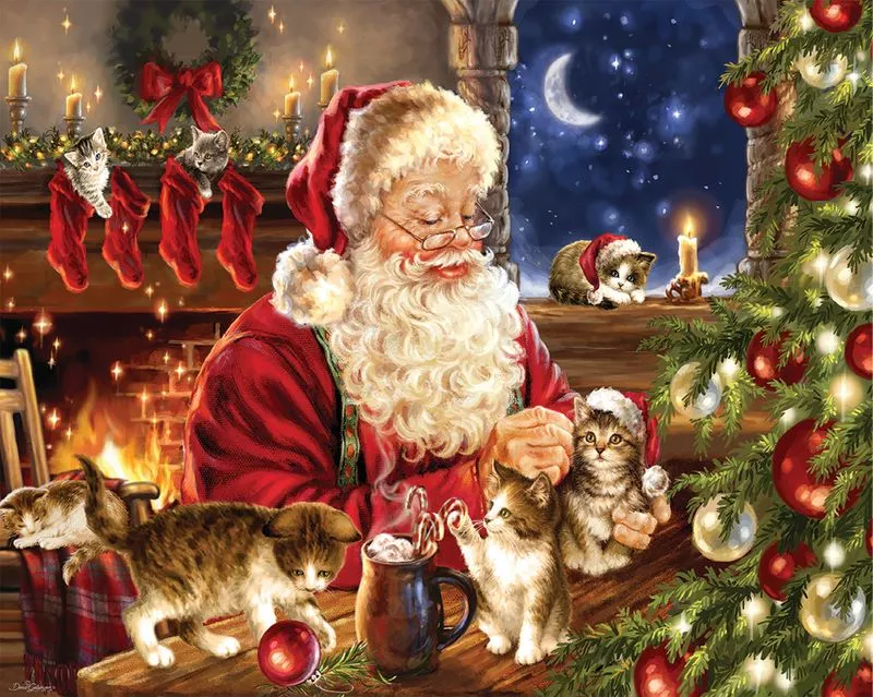 Springbok 34-10902 Christmas Kittens 1000 Piece Puzzle
