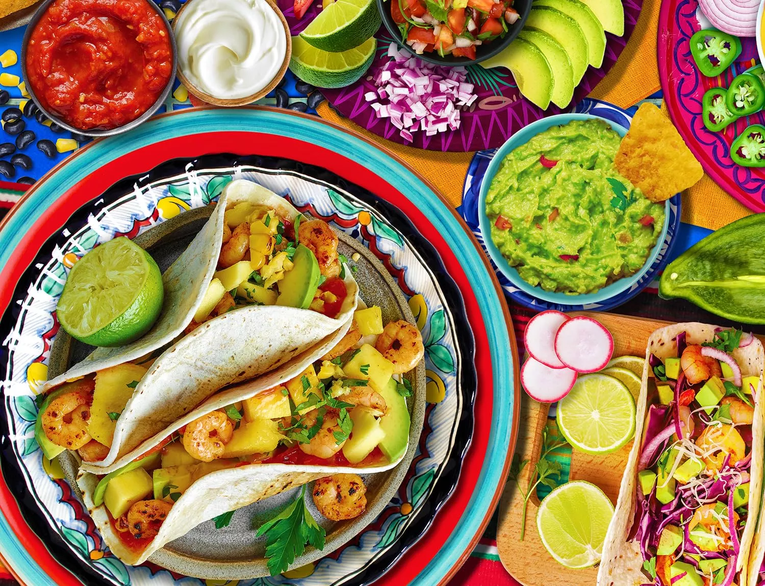 Springbok Taco Tray Puzzle - 30" x 24" - Eco-Friendly Artwork