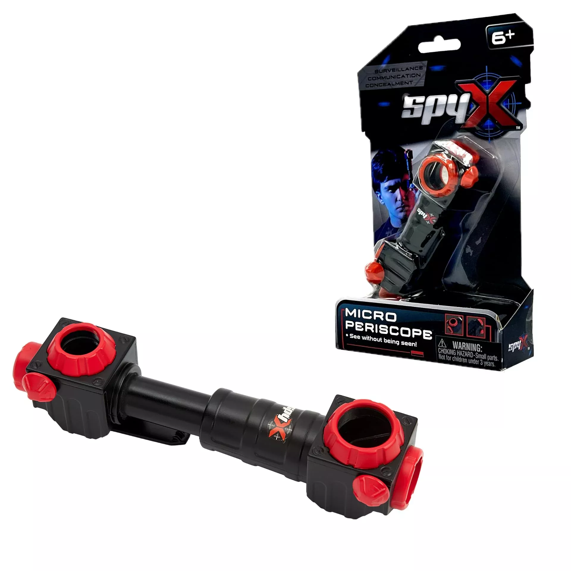 SpyX Micro Periscope - Portable Spy Gadget - Black - Standard Size