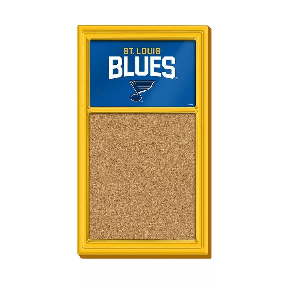 St. Louis Blues: Cork Note Board