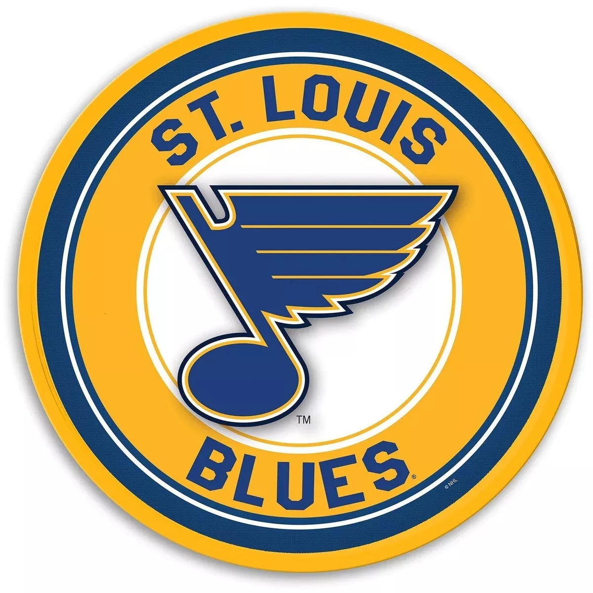 St. Louis Blues: Modern Disc Wall Sign