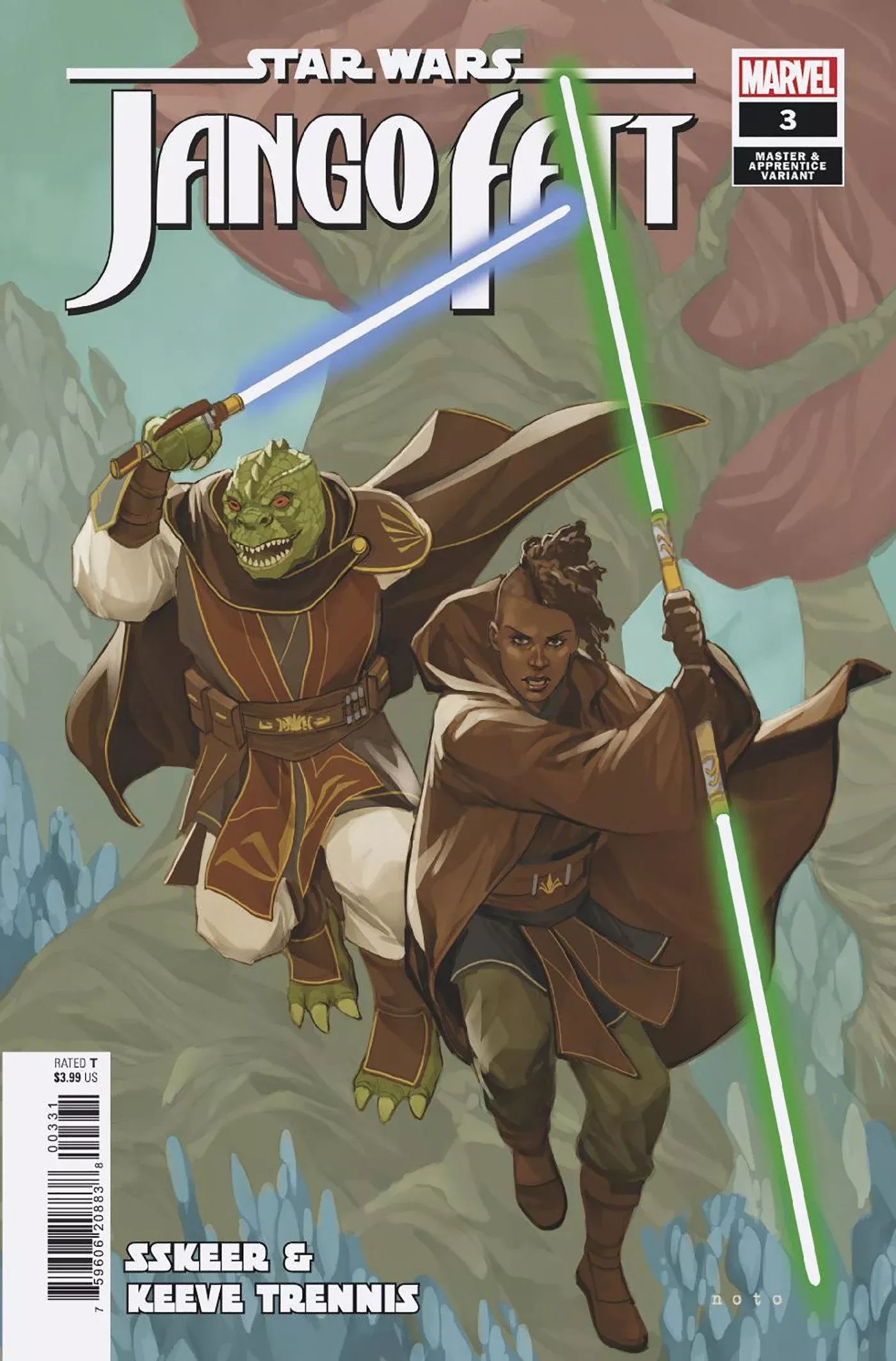 STAR WARS: JANGO FETT #3 PHIL NOTO SKEER & KEEVE MASTER & APPRENTICE VARIANT(05/29/2024)