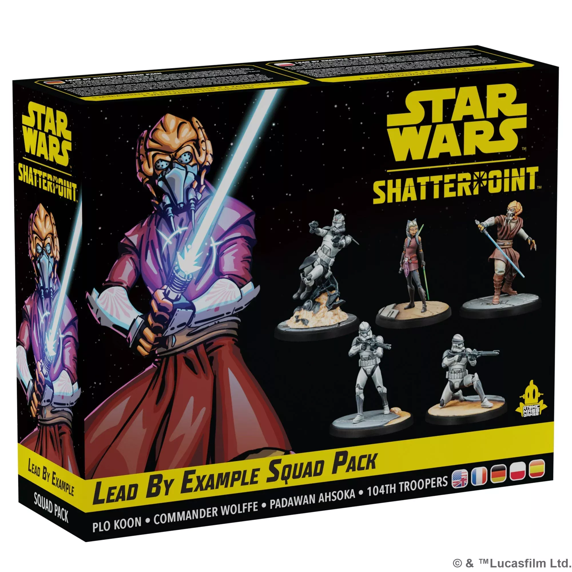 Star Wars Shatterpoint: Lead By Example -Plo Koon & Padawan Ahsoka Tano Squad Pack