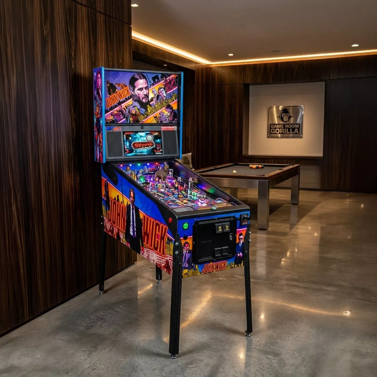 Stern Pinball John Wick Premium For Sale – Game Room Gorilla