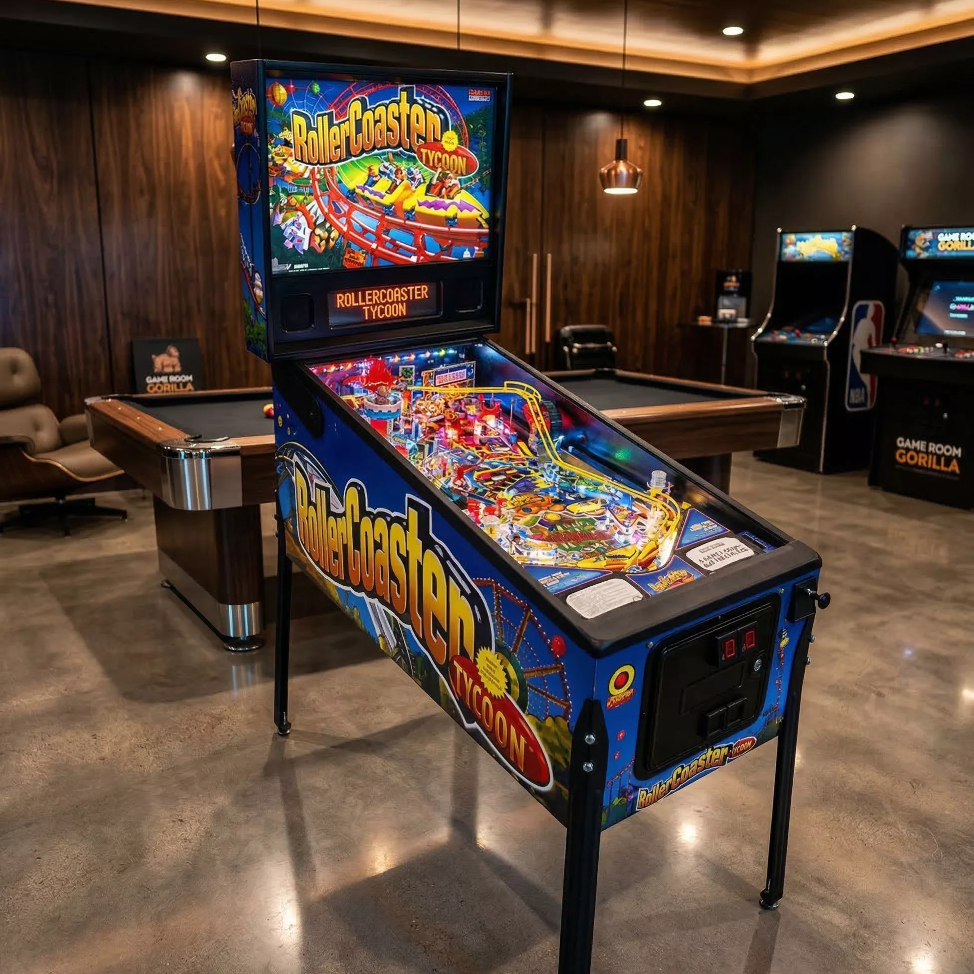 Stern Pinball Rollercoaster Tycoon For Sale – Game Room Gorilla