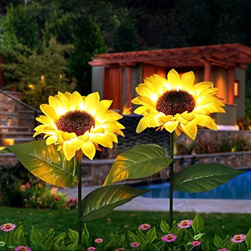 Sunflower Solar Garden Decor