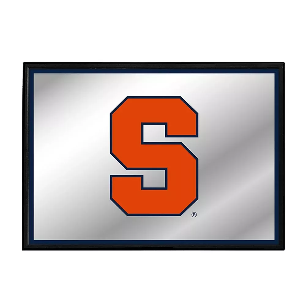 Syracuse Orange: Framed Mirrored Wall Sign