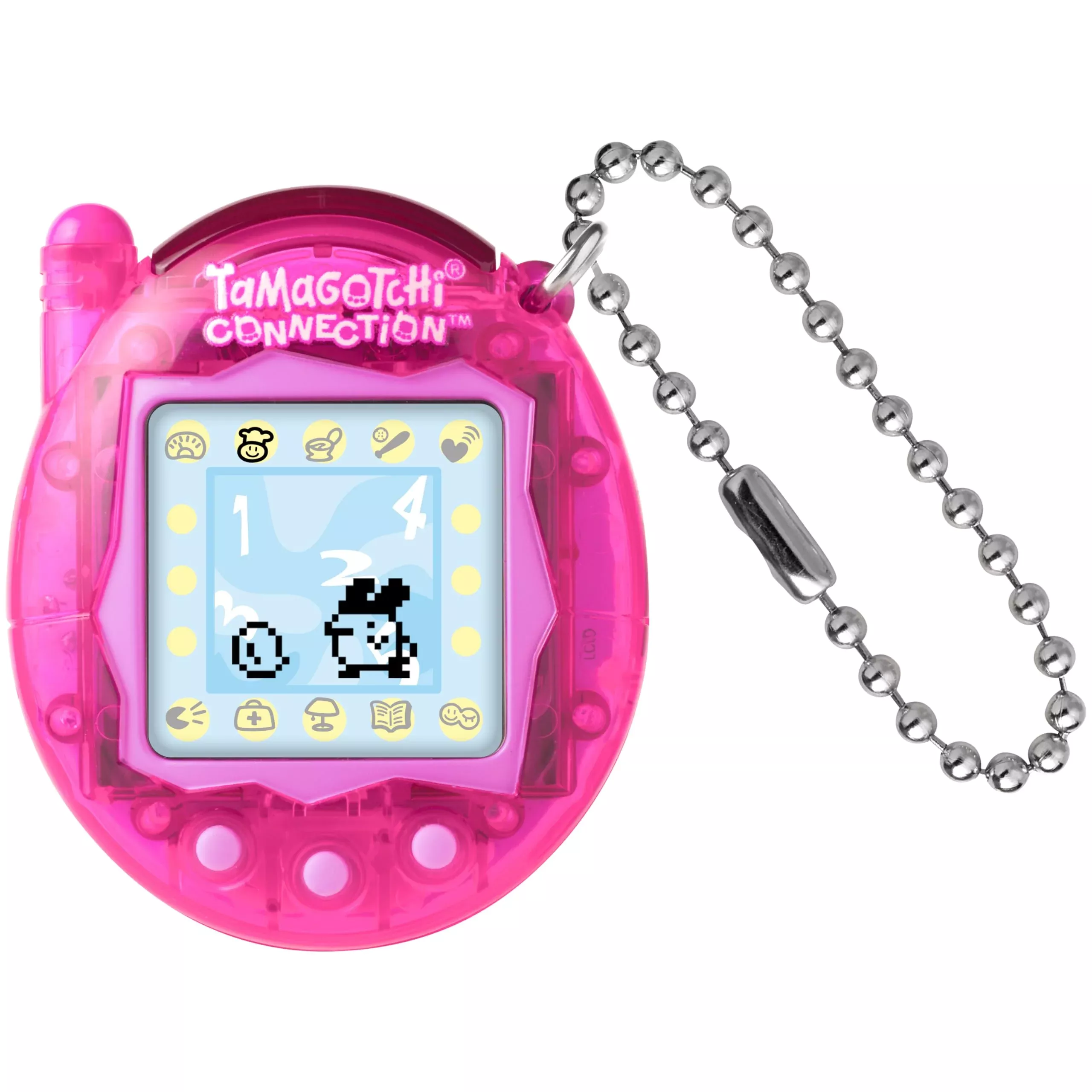 Tamagotchi Virtual Reality Pet Connection Play, Translucent Pink, 2.13