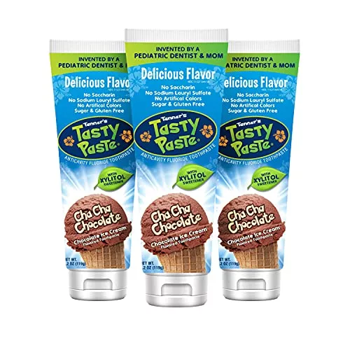 Tasty Paste Cha Cha Chocolate - Anticavity Fluoride Children’s Toothpaste