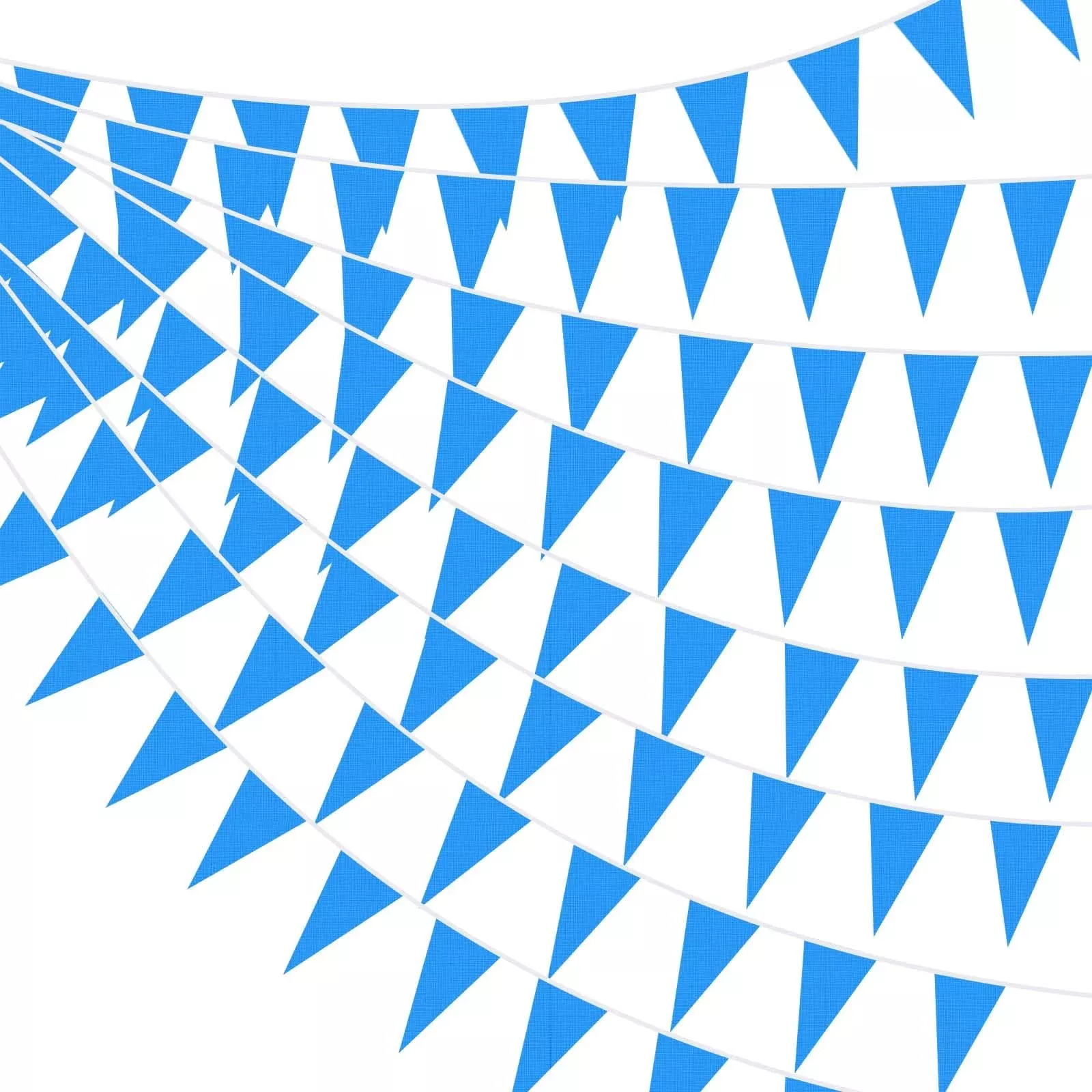 Tatuo Pennant Banners for Parties, 500 Flags, Orange, 6.